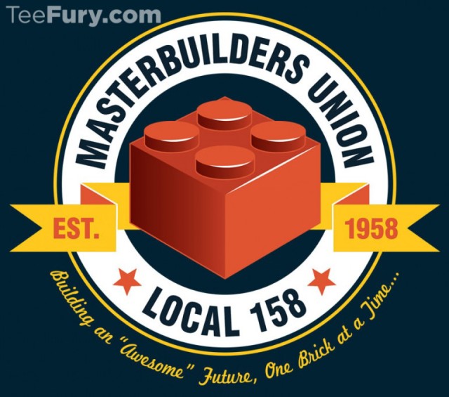 Teefury Master Builders Union T-Shirt