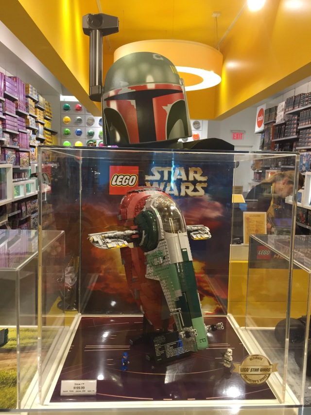 LEGO Star Wars Slave-1 UCS Set on Display
