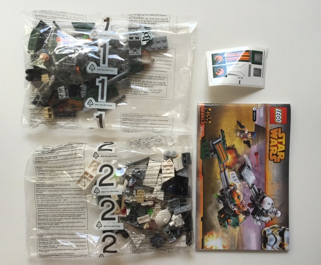 Set Contents LEGO Star Wars Rebels Ezra's Speeder Bike