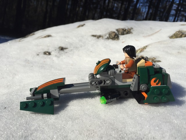 LEGO Star Wars Ezra's Speeder Bike Side View