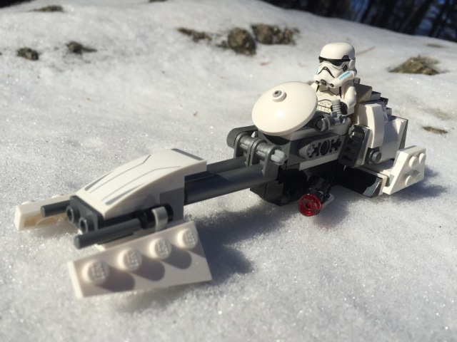 LEGO White Speederbike 75090 with Stormtrooper Minifigure
