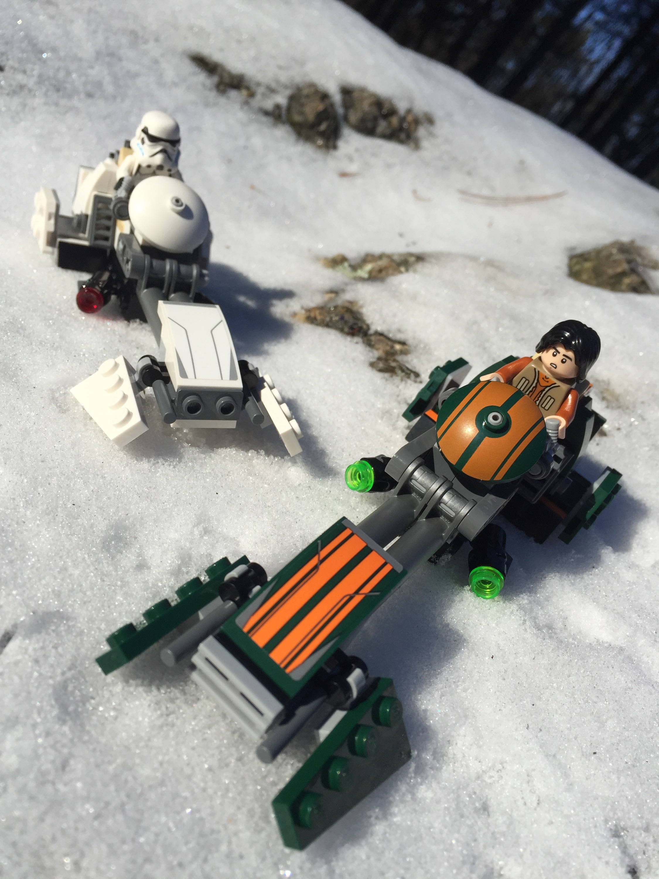 ezra's speeder bike lego instructions