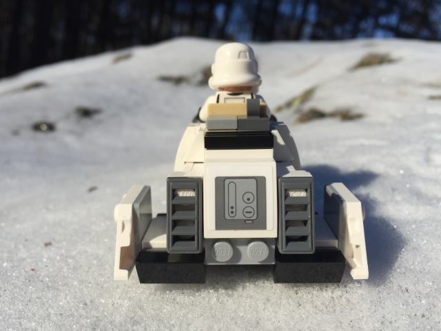 Back of 75090 Speeder Bike LEGO White