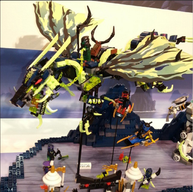 LEGO 70736 Attack of the Morro Dragon Set 2015 Toy Fair