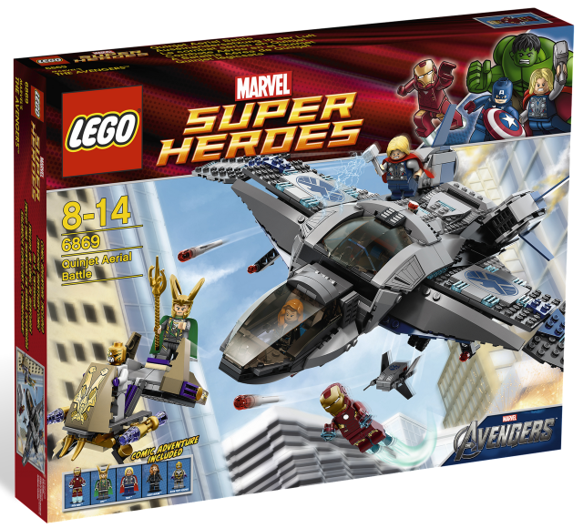 LEGO Avengers Quinjet Aerial Battle 6869 Box