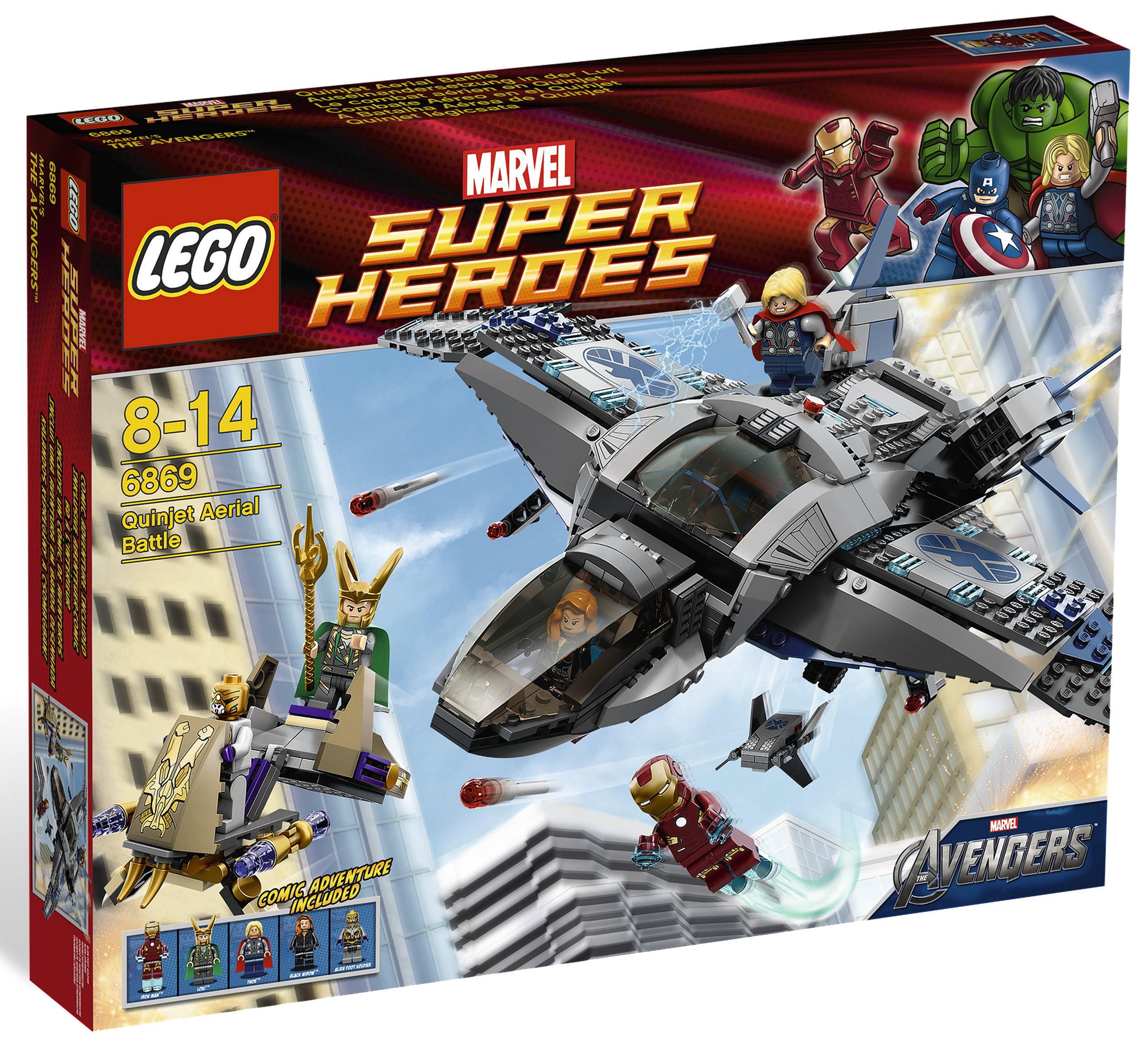 LEGO Avengers Quinjet City Chase 76032 HiRes Photos! Bricks and