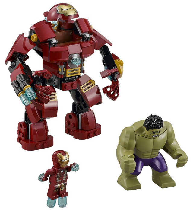 LEGO Hulk Buster Iron Man Figure and Hulk Big Fig from LEGO 76031