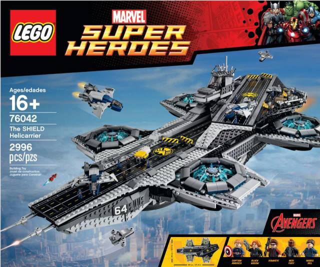 LEGO Marvel The SHIELD Helicarrier 76042 Set Box