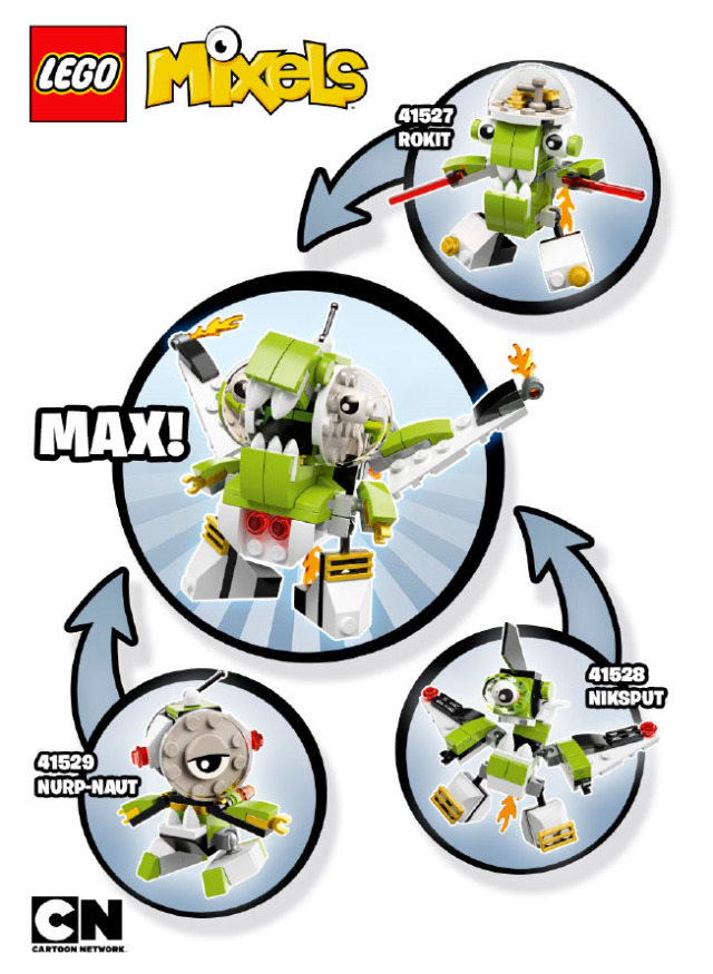 LEGO Mixels Orbitrons Max Instructions