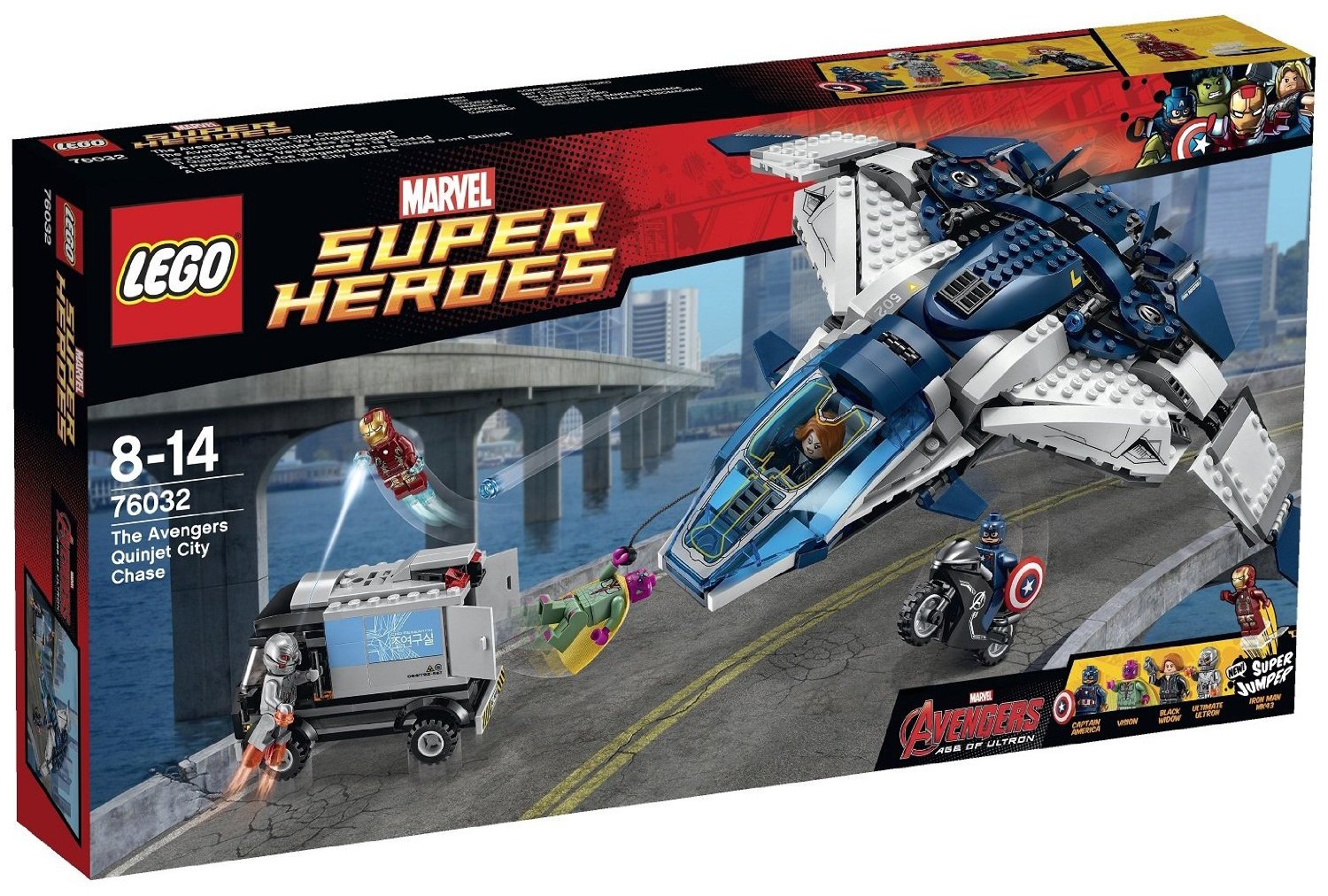 LEGO Avengers Quinjet City Chase 76032 HiRes Photos!  Bricks and 