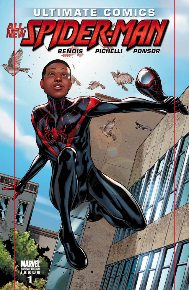 Miles Morales Ultimate Spider-Man Comic Book Cover