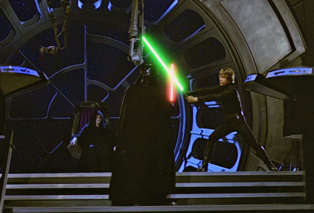 Star Wars Death Star Duel Luke vs. Darth Vader vs. Emperor