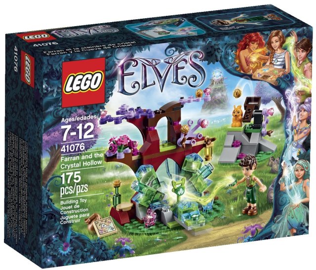 41076 Farran and the Crystal Hollow LEGO Elves Set Box