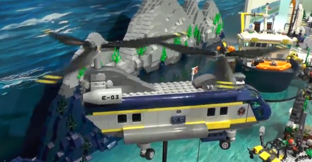 60093 Deep Sea Helicopter LEGO Summer 2015 Set