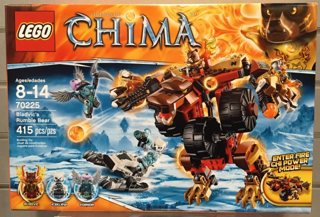 LEGO Legends of Chima Bladvic's Rumble Bear Box