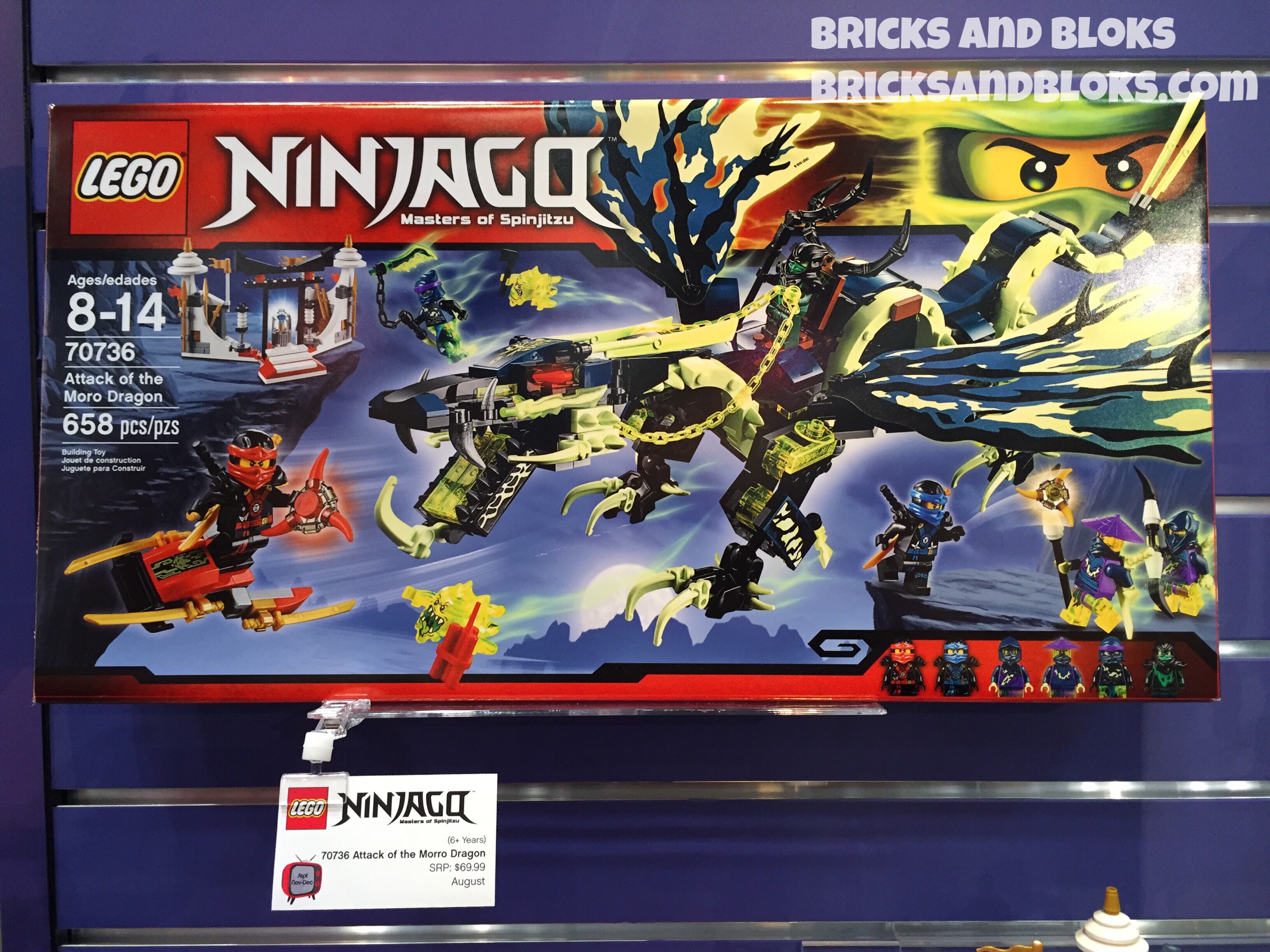 Fair LEGO Ninjago Attack the Morro Dragon Photos! - Bricks and Bloks