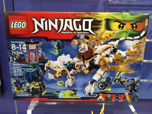 New York Toy Fair 2015 LEGO Ninjago Master Wu Dragon 70734 Box