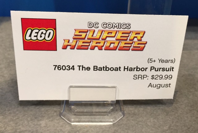 LEGO Superheroes The Batboat Pursuit 76034 Price Release Date