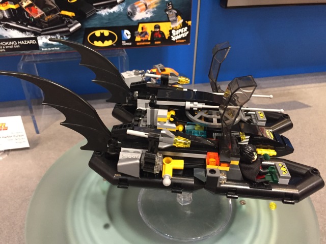 LEGO The Batboat Harbor Pursuit 76034 Set at New York Toy Fair 2015