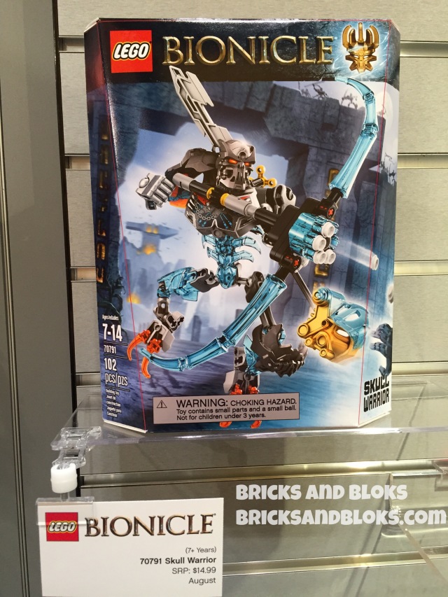 2015 New York Toy Fair LEGO Bionicle Skull Warrior 70791 Set