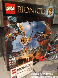 New York Toy Fair 2015 LEGO Bionicle Mask Maker vs. Skull Grinder 70795