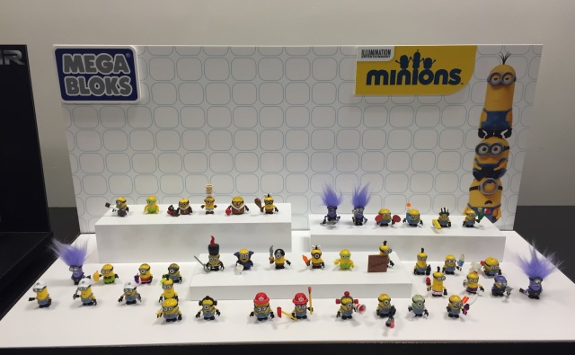 Minions Figures Mega Bloks Toy Fair 2015