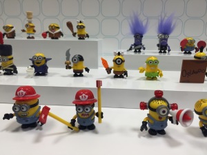 New York Toy Fair 2015 Minions Mega Bloks Figures Display