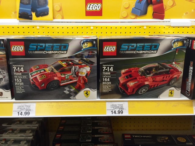 LEGO Speed Champions 75908 458 Italia GT2 & 75899 LaFerrari Sets