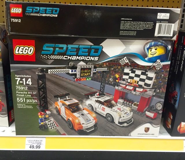 LEGO Speed Champions Porsche 911 GT Finish Line 75912 Box