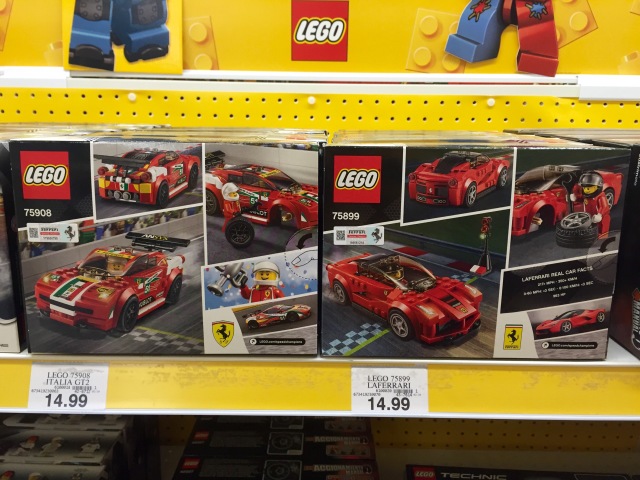 LEGO 458 Italia GT2 75908 & LaFerrari 75899 Speed Champions Sets