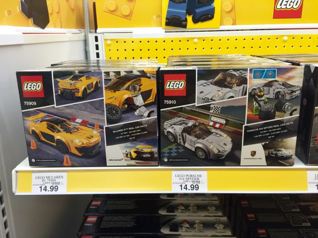 LEGO Speed Champions 2015 Sets 75910 Porsche 918 Spyder 75909 McLaren P1