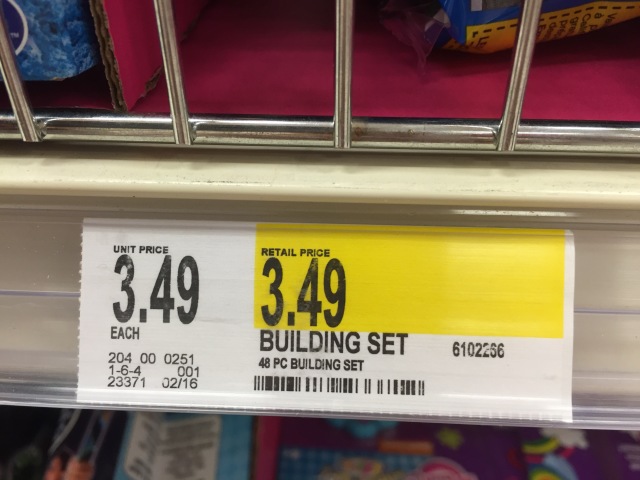 Target Price Tag for LEGO 30313 Garbage Truck Set