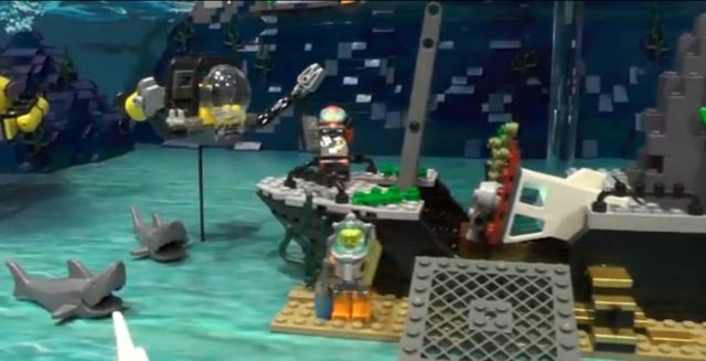 LEGO 60095 Deep Sea Exploration Vessel Set Sunken Ship