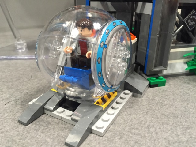 LEGO Jurassic World Zach Minifigure in Bubble Vehicle