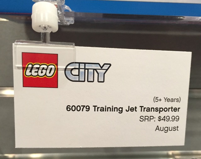 2015 LEGO City Space Training Jet Transport 60079 Price Release Date