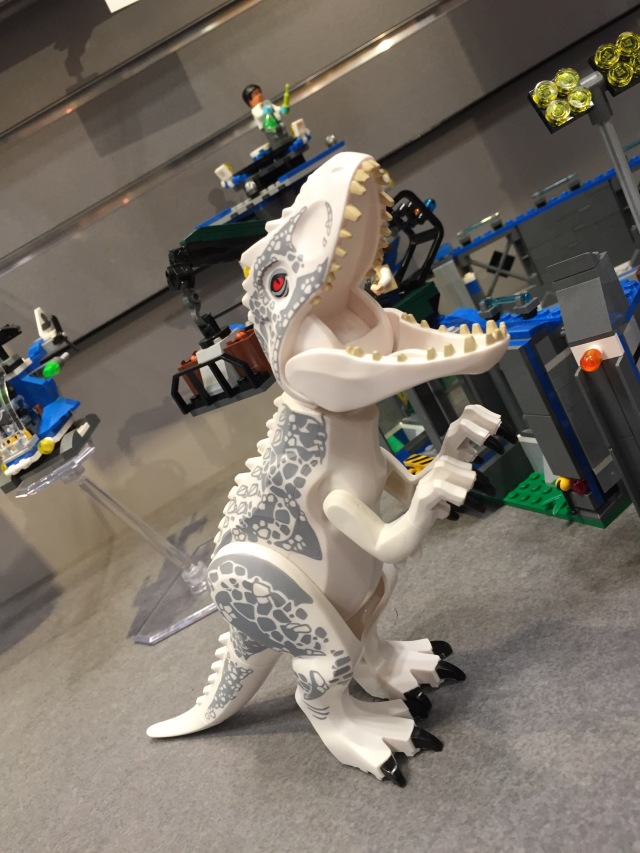 LEGO Indominus Rex Dinosaur Figure Close-Up