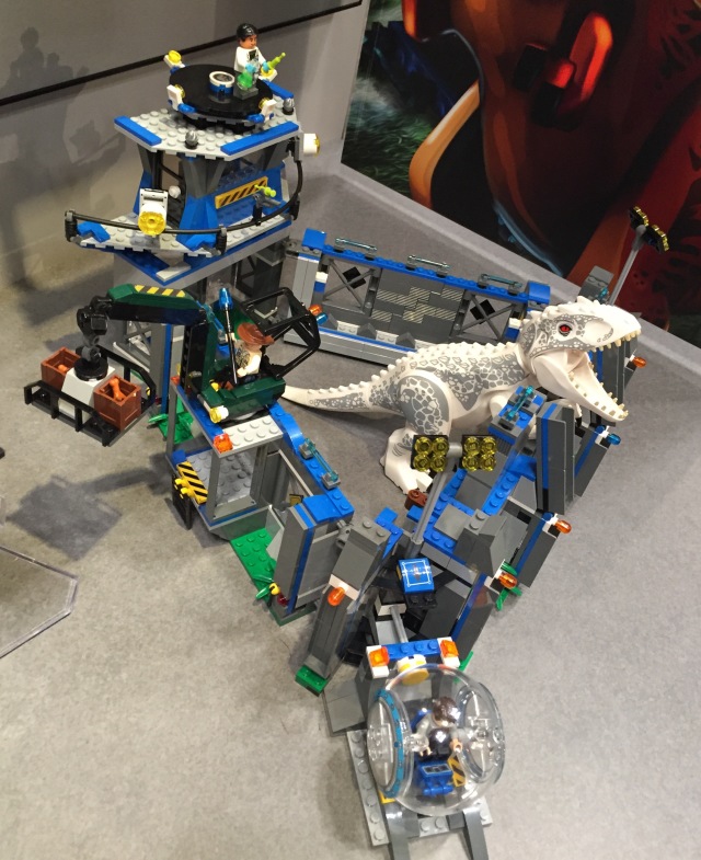 LEGO Jurassic World Indominus Rex Breakout 75919 New York Toy Fair 2015