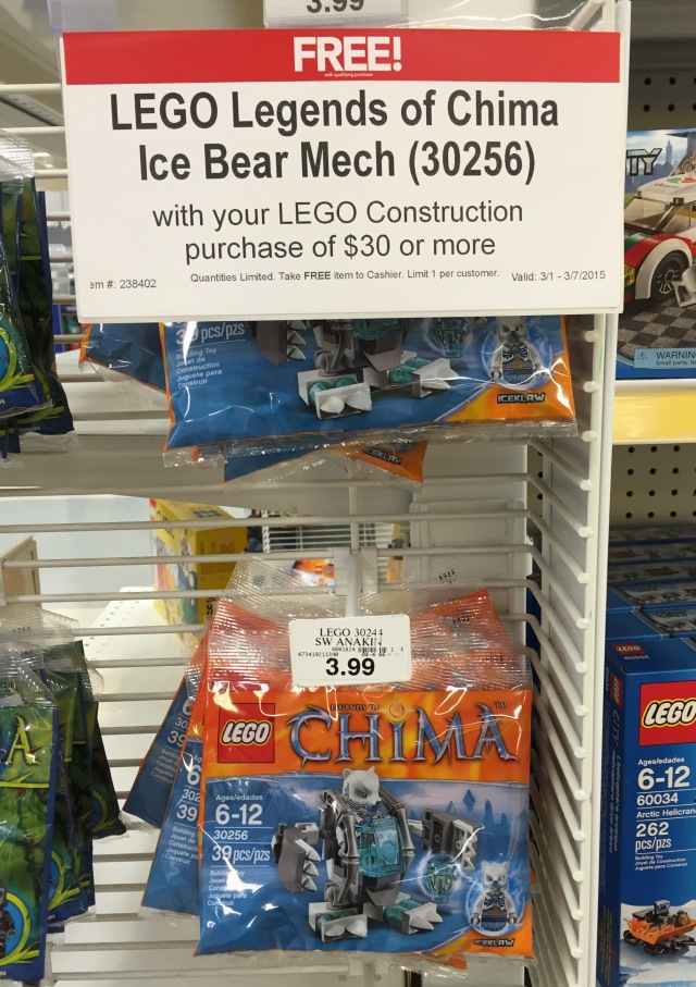 LEGO Chima Iceklaw's Mech 30256 Promo Set Free 2015