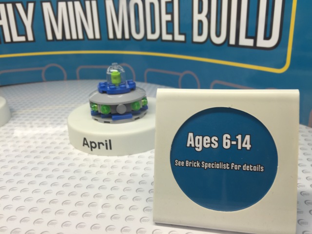 LEGO Mini Monthly Model Build Ages 6-14