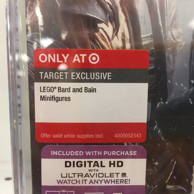 The Hobbit Battle of Five Armies Target Exclusive DVD Blu Ray Set