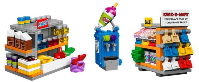 LEGO 71016 Kwik-E-Mart Squishee Dispenser and Food Aisles
