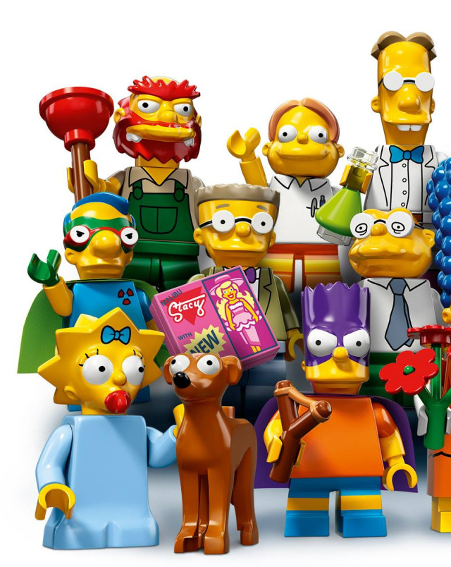 LEGO Simpsons 2015 Minifigures Frink Bartman Martin Smithers Fallout Boy