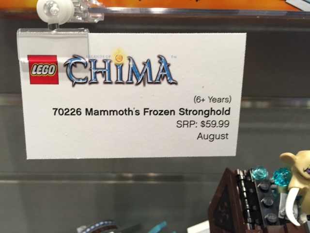 70226 LEGO Legends of Chima Mammoth's Frozen Stronghold Price Release Date