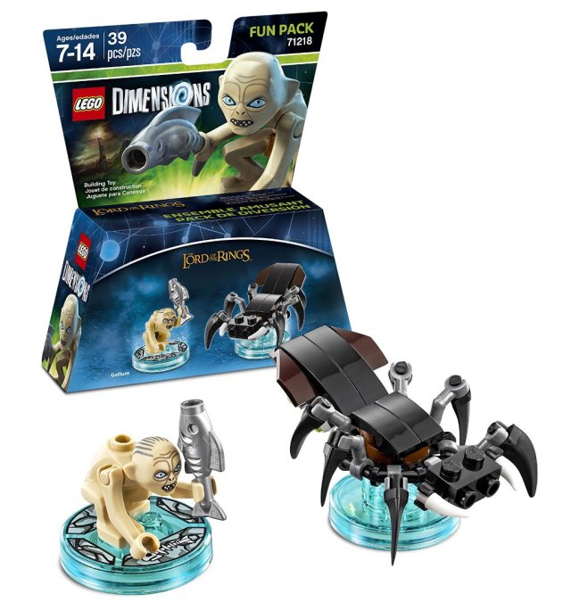 71218 LEGO Dimensions Gollum & Shelob the Great Set