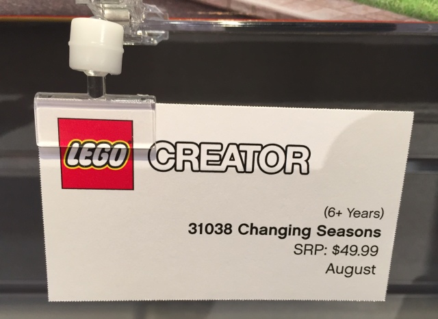 LEGO 31038 Changing Seasons Set Price Release Date August 2015