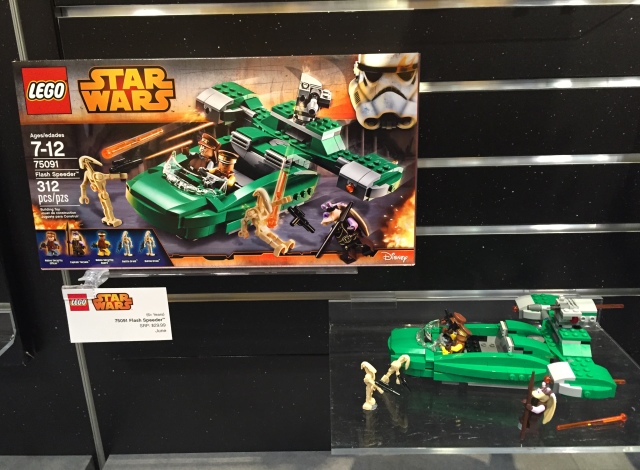 LEGO 75091 Flash Speeder Star Wars Summer 2015 Set Display