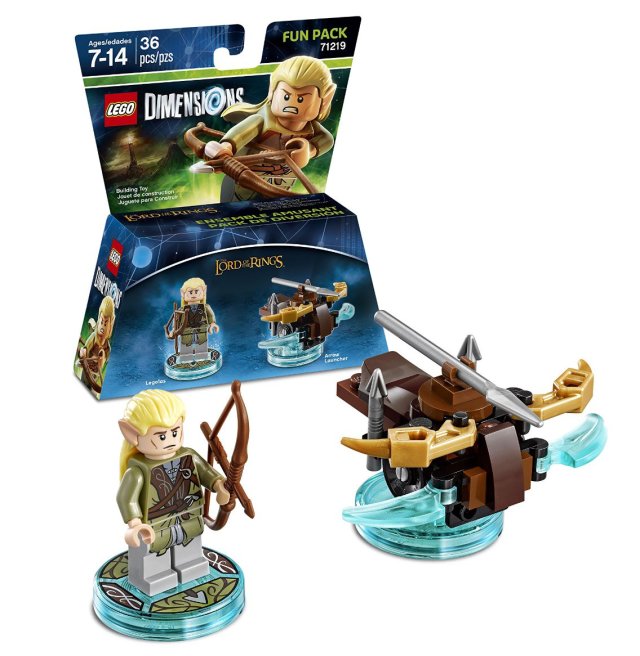 LEGO Dimensions Lord of the Rings Legolas & Arrow Launcher 71219 Set