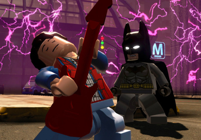 LEGO Dimensions Screenshot Marty McFly Playing Guitar