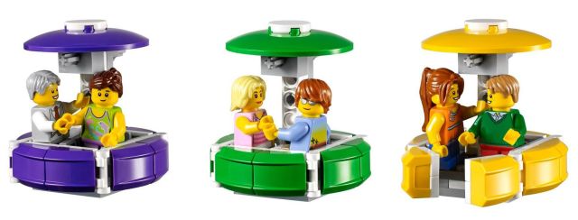 LEGO Ferris Wheel Gondolas Close-Up