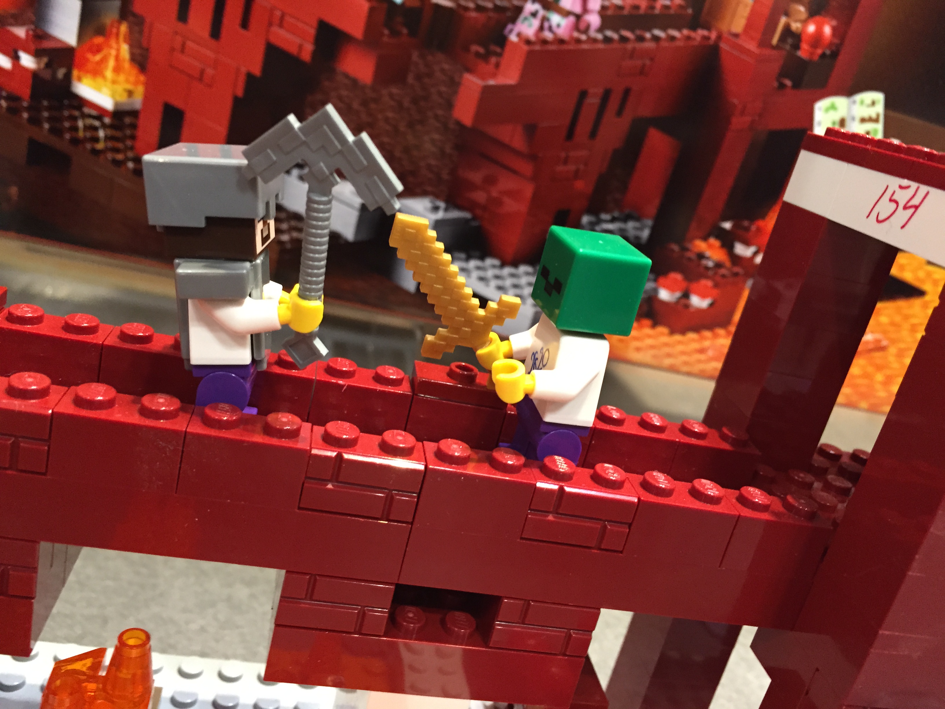 lego minecraft nether fortress